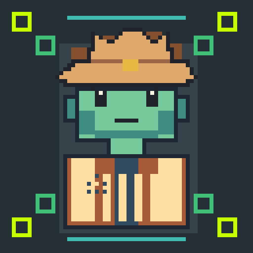 Backgrounds trait Token Lattice, shown on a Humble Guy